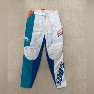 100% Kids Colorful Mountain Biking Pants